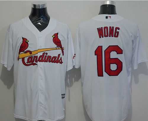St. Louis Cardinals #16 Kolten Wong White New Cool Base Stitched MLB Jersey,We sell and wholesale St. Louis Cardinals #16 Kolten Wong White New Cool Base Stitched MLB Jersey on line form chian!